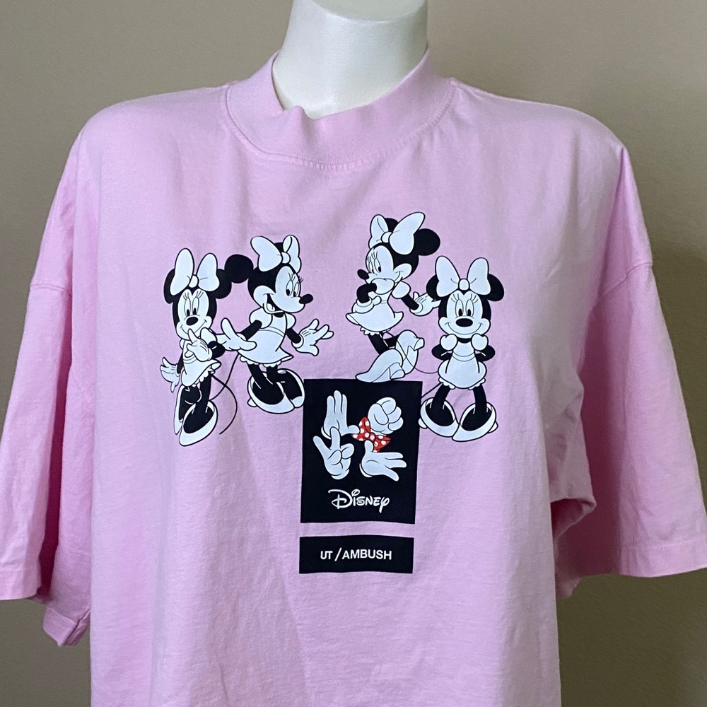 Disney UT AMBUSH Yoon Uniqlo Pink Love Minnie Mouse T-Shirt